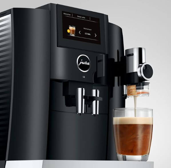 Ekspres do kawy JURA S8 EB Piano Black - Sweet Foam